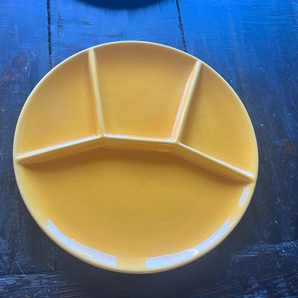 Steuler Keramik West Germany 4350 divided fondue plates RARE - Picture 2 of 6